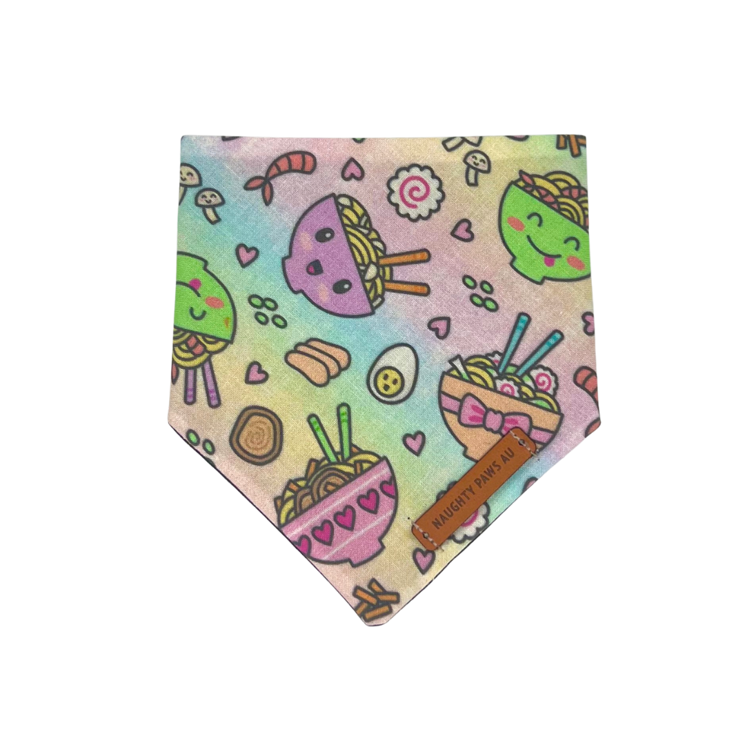"Hopeless Ramen-tic" Pet bandana