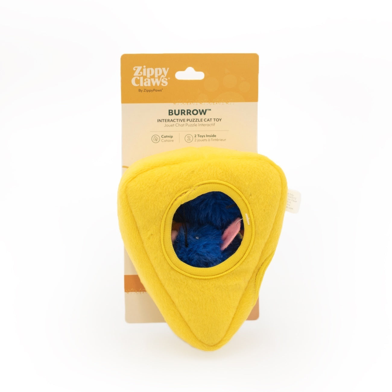 Zippy Paws : ZippyClaws Burrow Cat Toy - Mice 'n Cheese