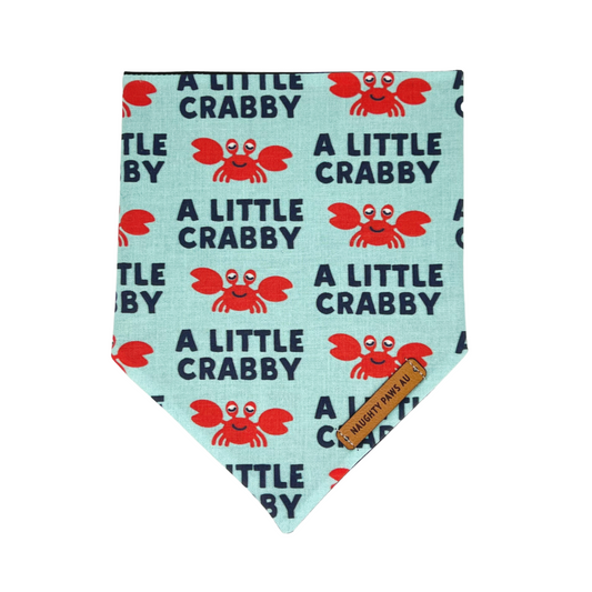 "A Little Crabby" Pet bandana