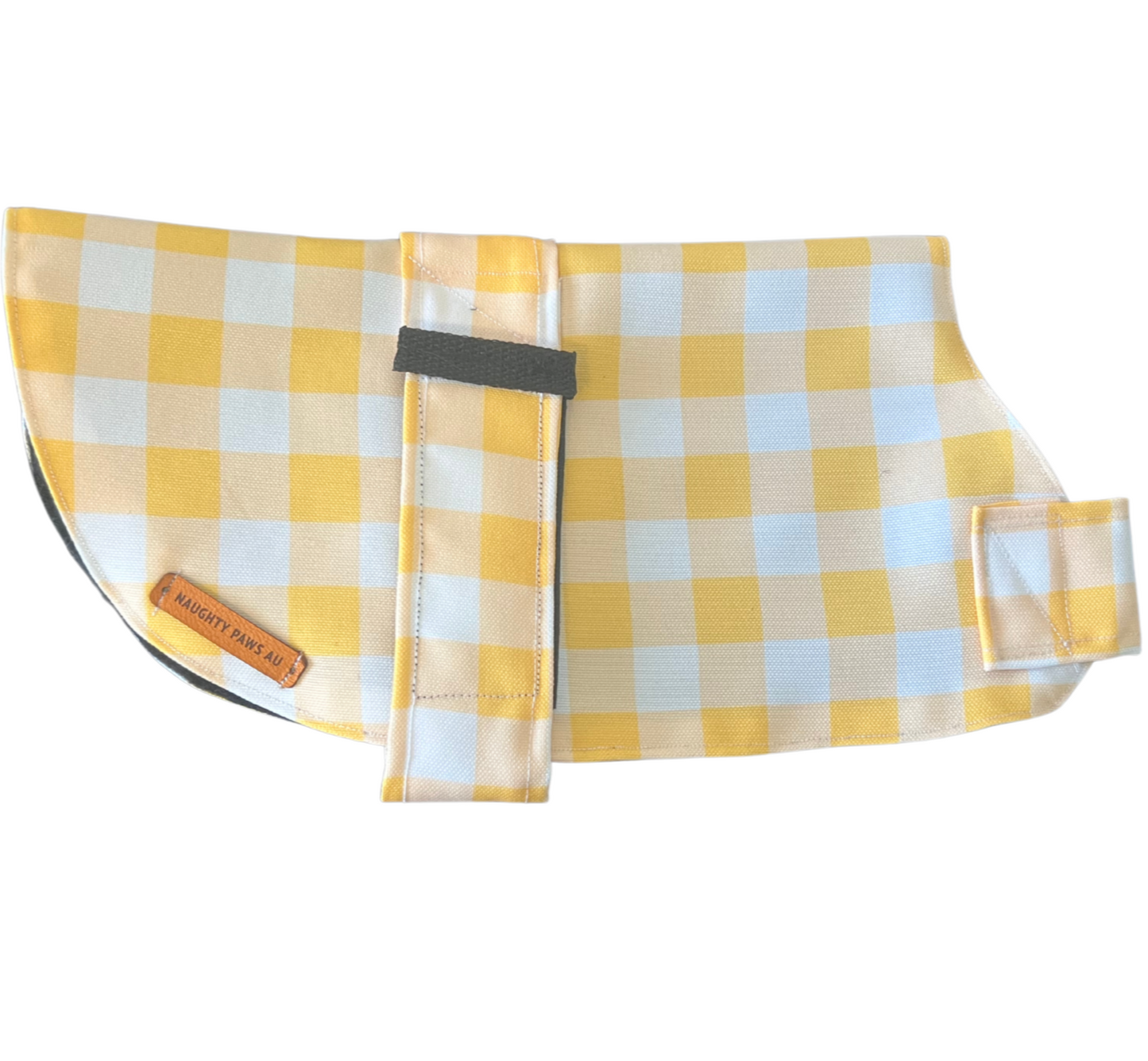 "Nonna's Tablecloth" Water Resistant Handmade Dog coat