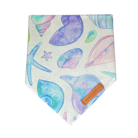 "Shells & Stars" Pet bandana