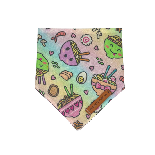 "Hopeless Ramen-tic" Pet bandana