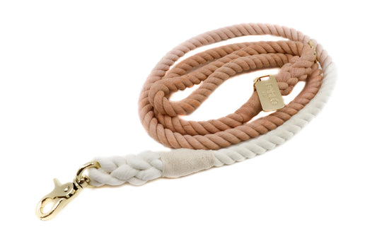 "Ombre Birch Brown" Rope Leash | Pablo & Co