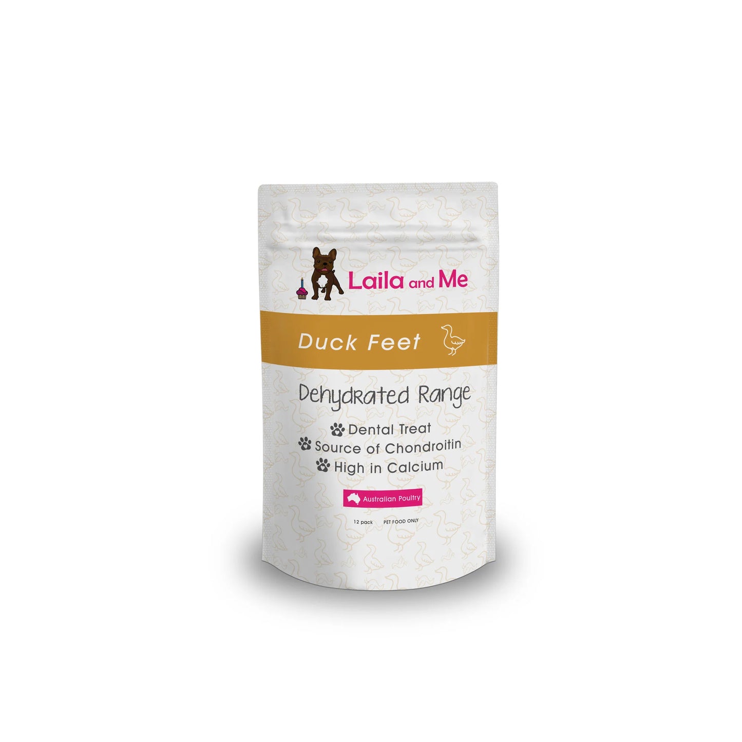 Dehydrated Duck Feet (x12 Feet) | Laila & Me