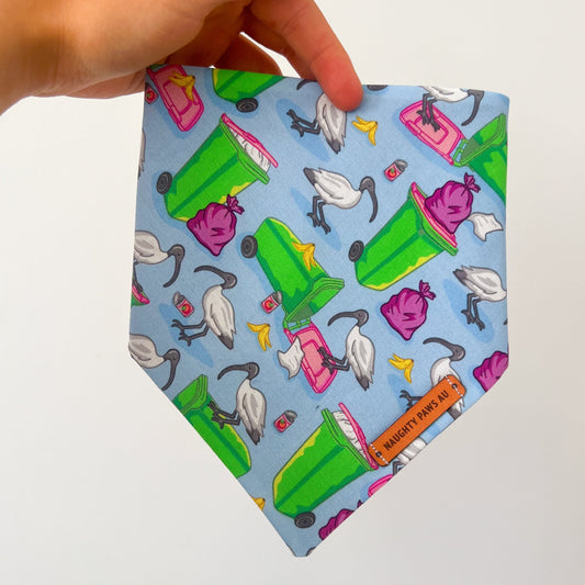 “Bin Chicken" Pet bandana