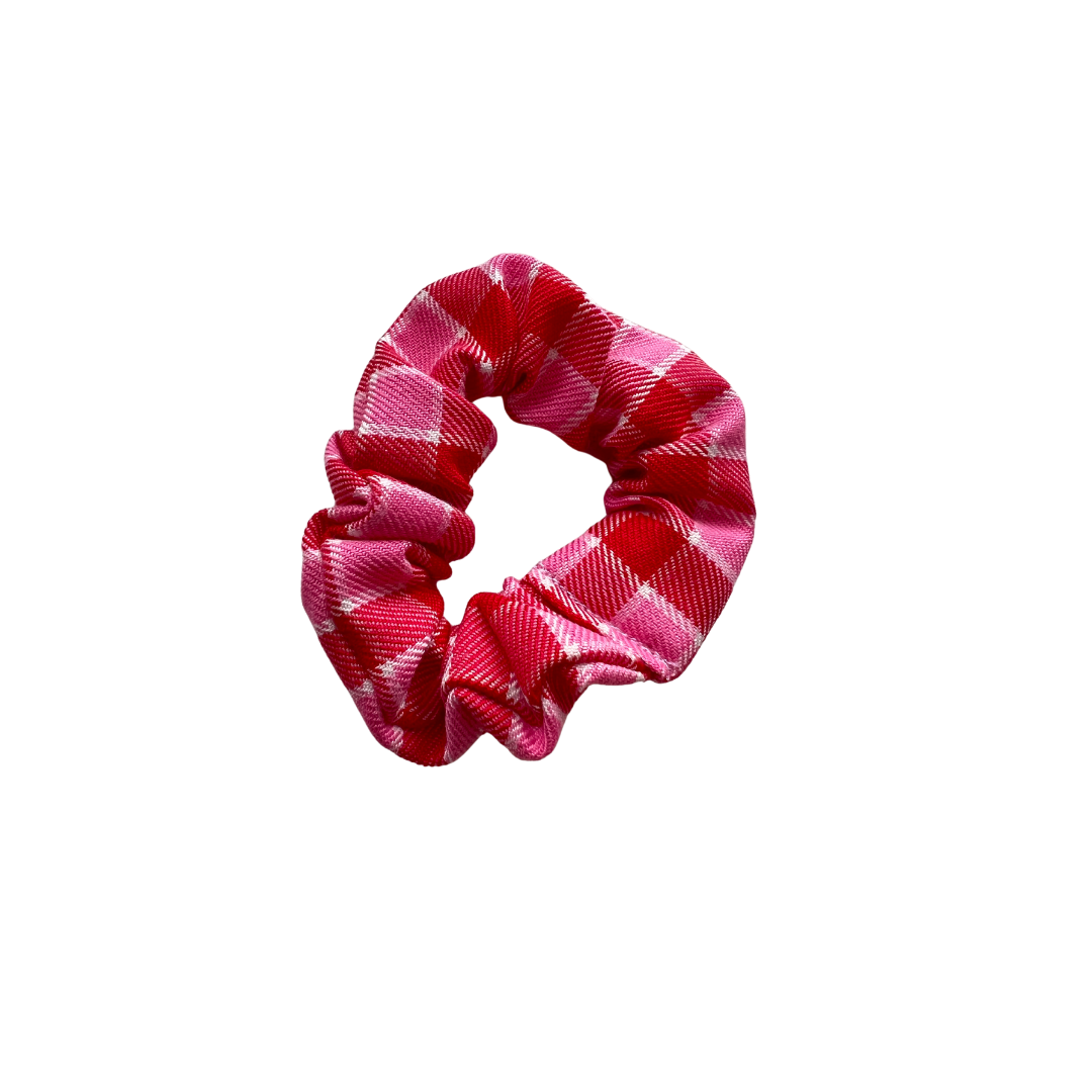 "Strawberries & Cream” scrunchie