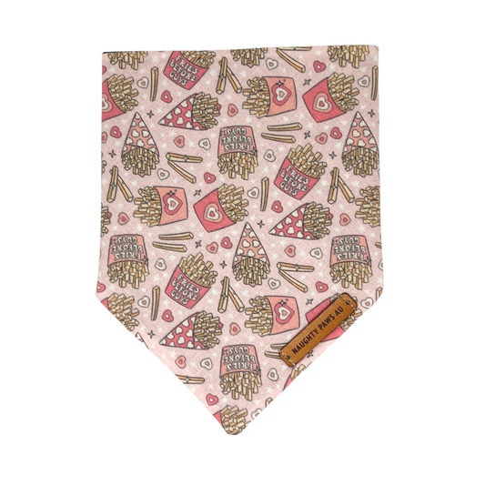 "Fries Before Guys" Pet bandana