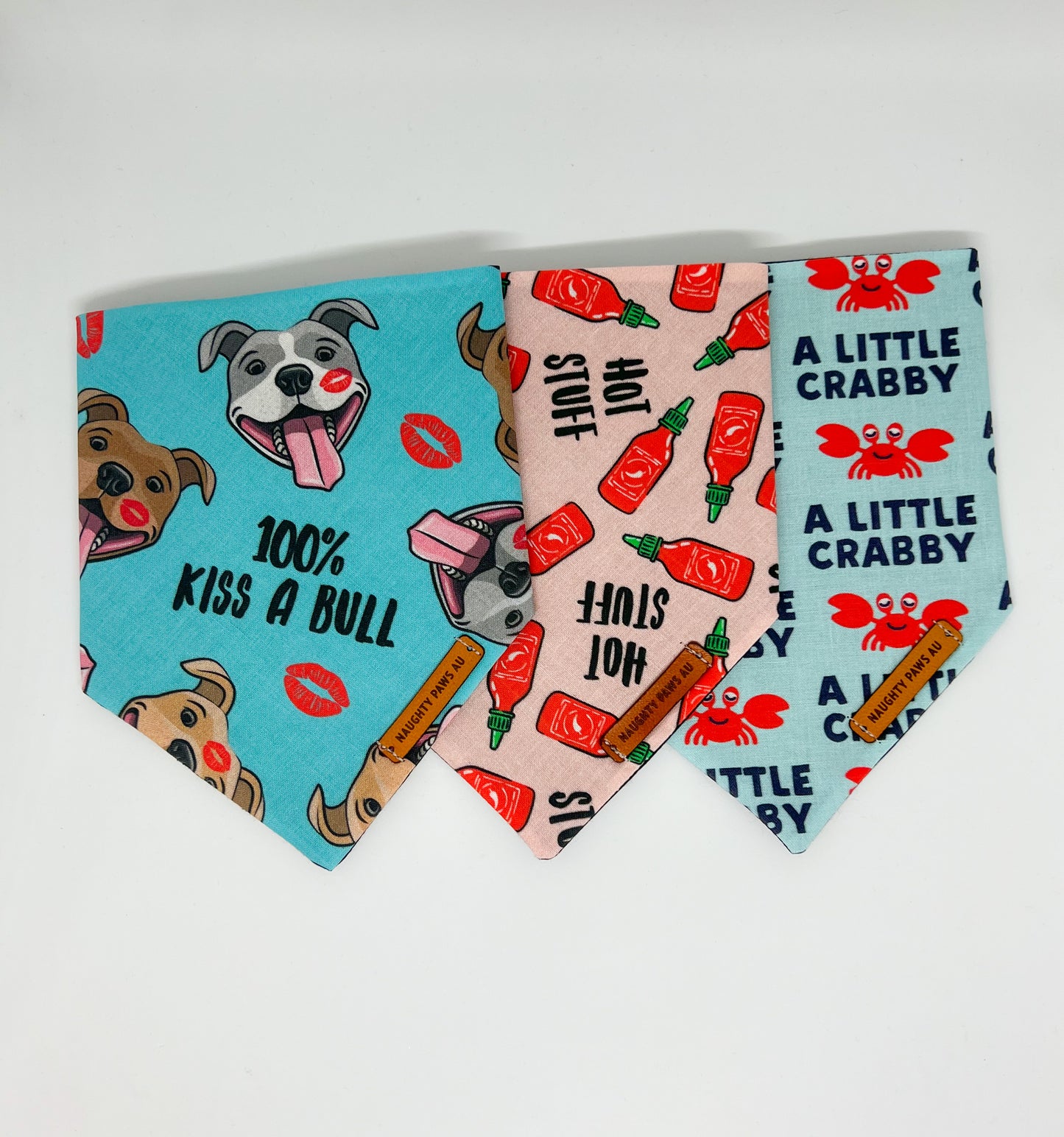 "100% Kiss A Bull" Pet bandana
