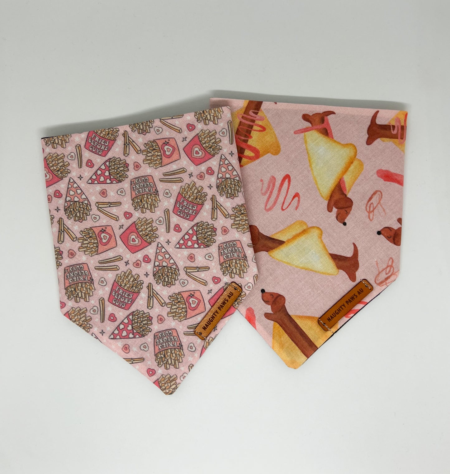 "Fries Before Guys" Pet bandana