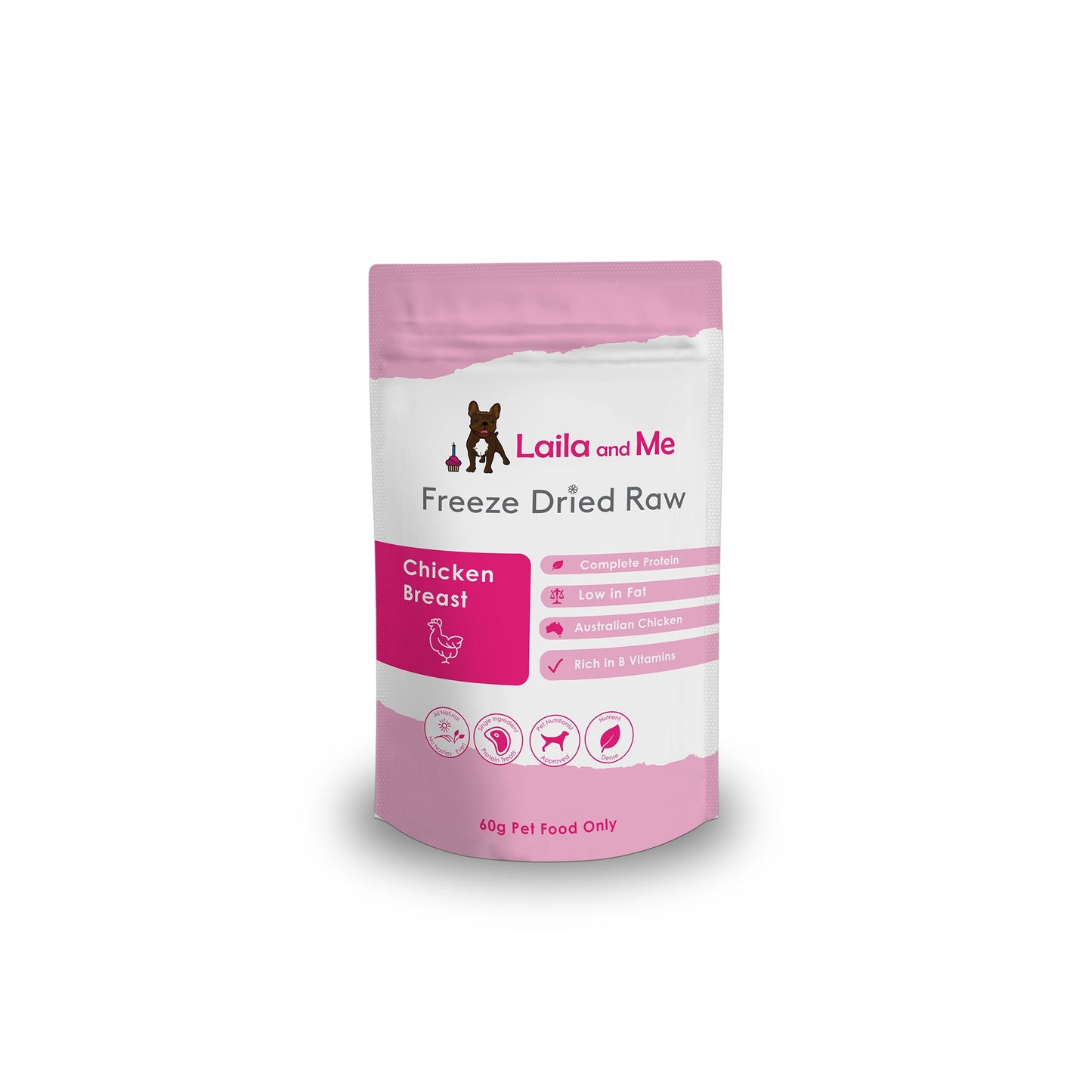 Freeze Dried Chicken Breast 60g | Laila & Me