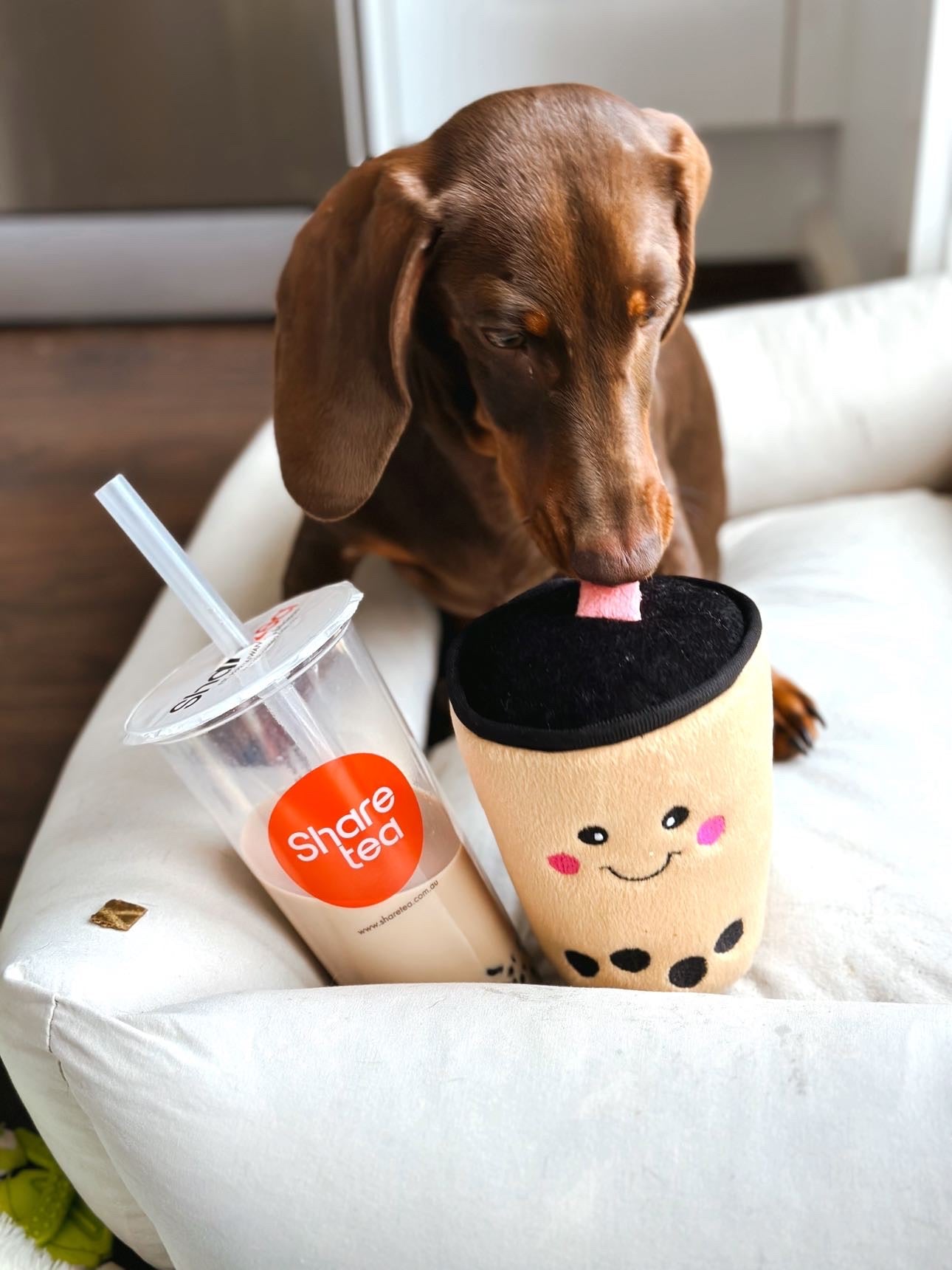 Zippy Paws NomNomz - Boba Milk Tea