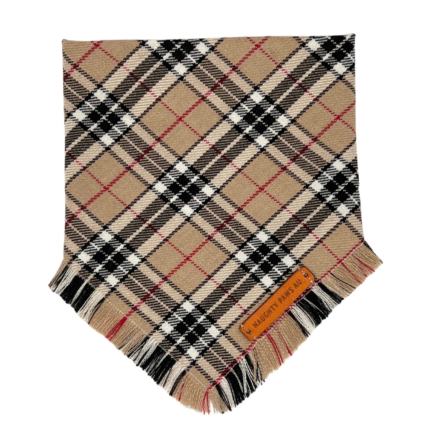 "Furrberry" Frayed pet bandana