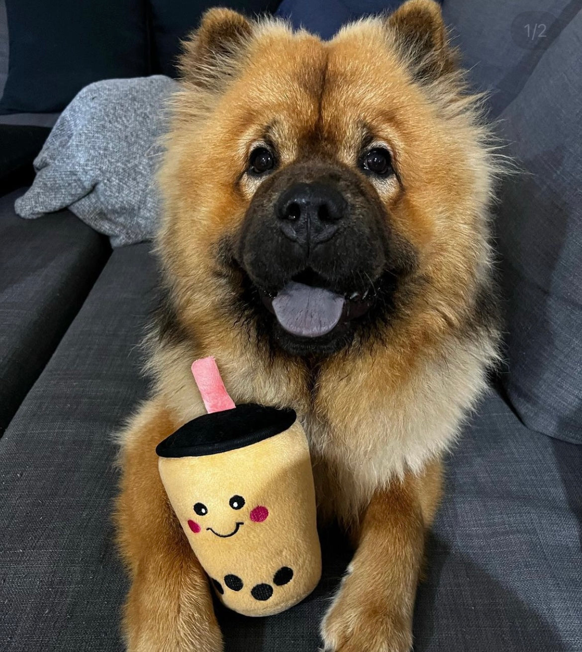 Zippy Paws NomNomz - Boba Milk Tea